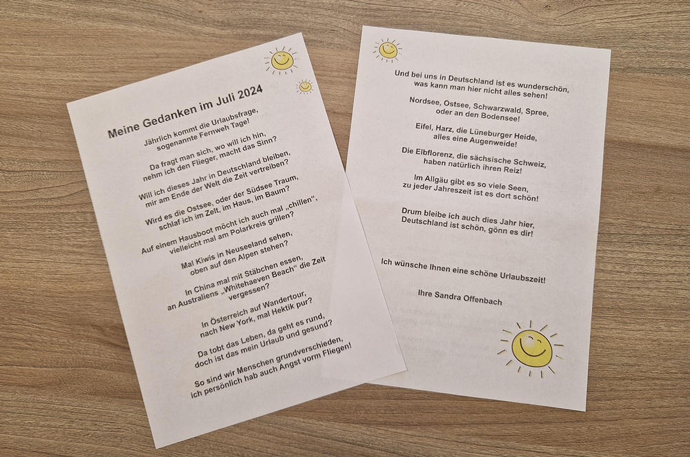 Gedicht Nordik-Care Bennigsen